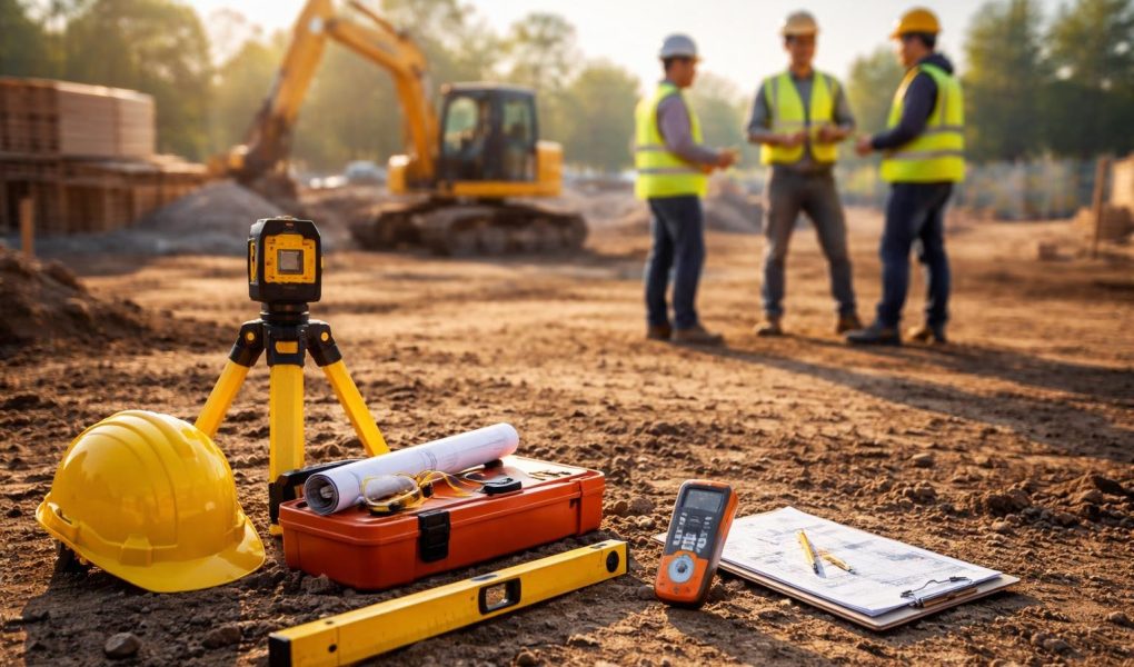 chantier-outils-ouvriers-lumiere-matin