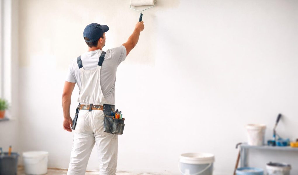 peintre-artisan-rouleau-mur-blanc