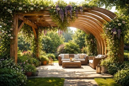 pergola-bois-plantes-grimpantes-sereine