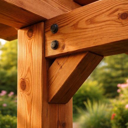 gros-plan-bois-douglas-jardin-flou