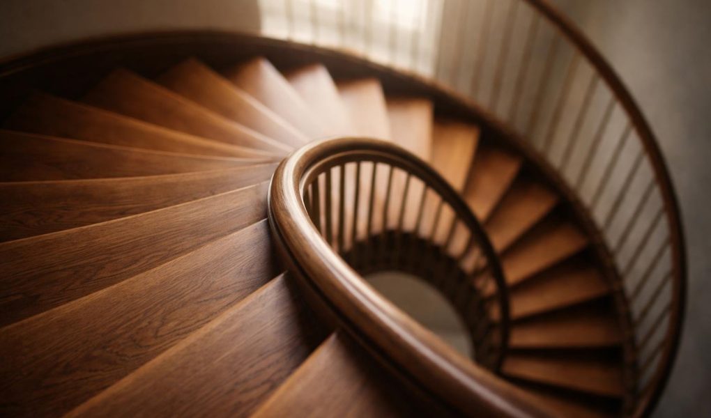 escalier-colimacon-marches-bois-lumiere-douce