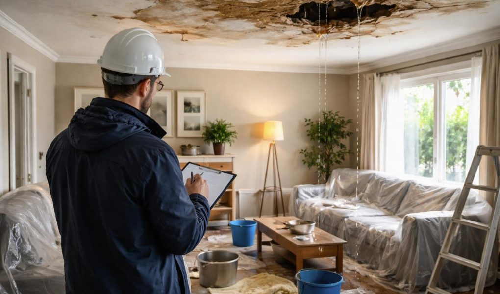 sejour-plafond-endommage-professionnel-notes