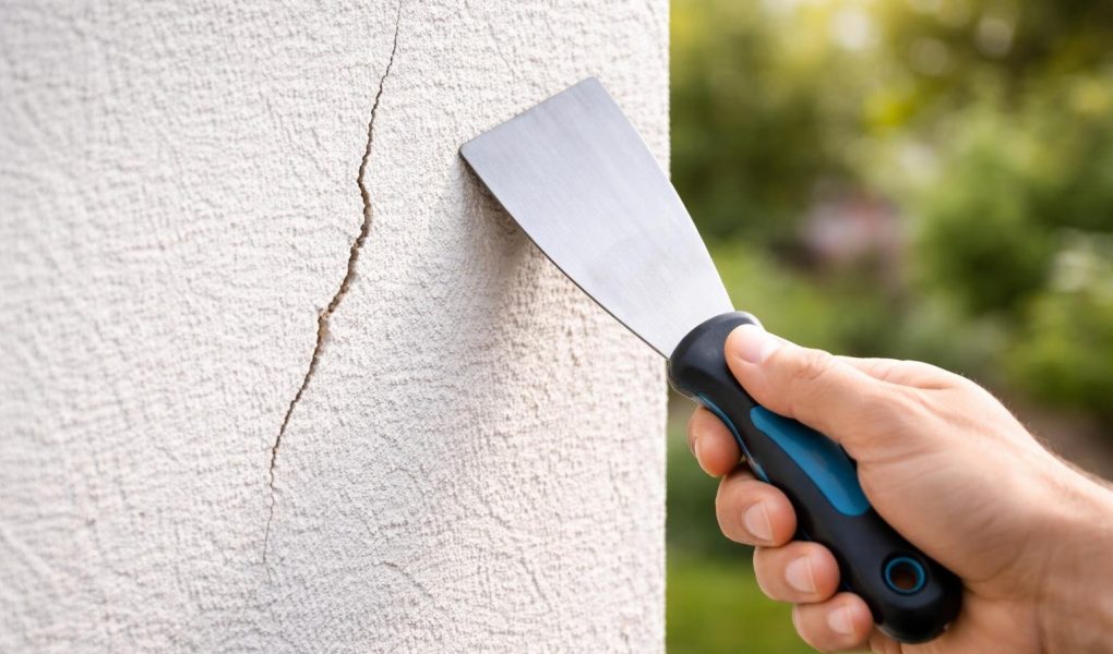 fissure-mur-outil-reparation-jardin