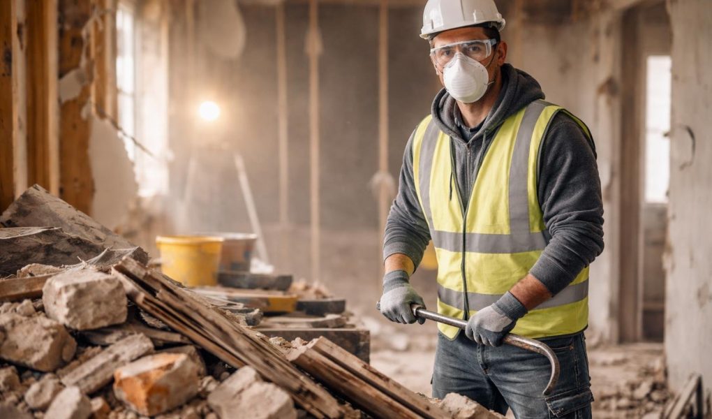 travailleur-masque-renovation-materiaux-construction