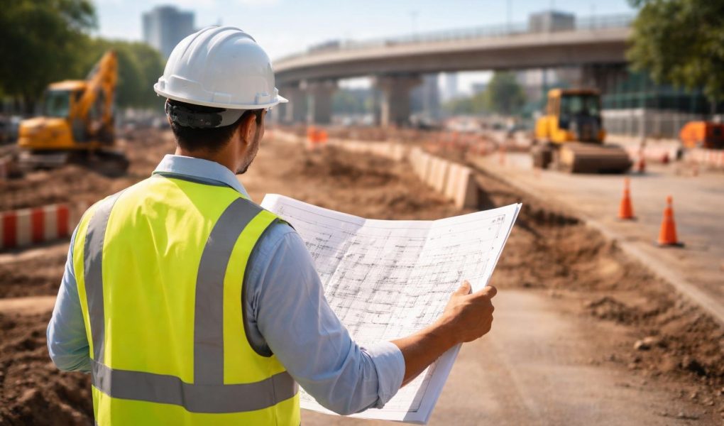 ingenieur-casque-plan-site-construction