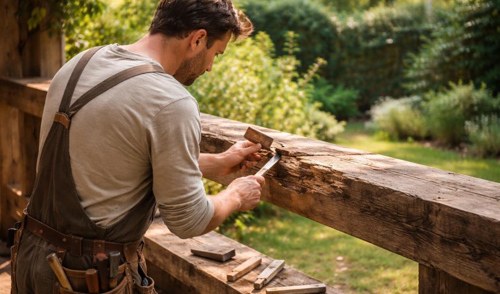 menuisier-restauration-poutre-jardin-verdooyant
