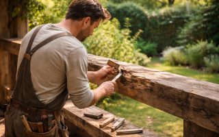 menuisier-restauration-poutre-jardin-verdooyant